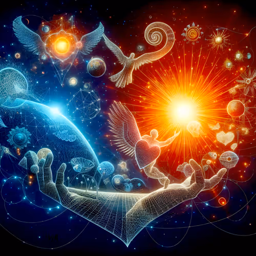 Storypixels Cosmic Embrace