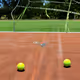 "three balls thrown in the air to get a straight line" attempt #28