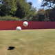 "three balls thrown in the air to get a straight line" attempt #17