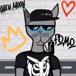 Faded Feline #130