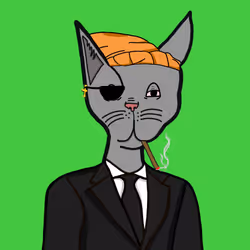 Faded Feline #100