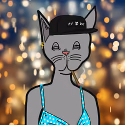Faded Feline #2
