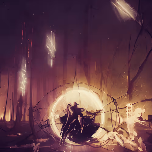 D Art Drops With Dark World Arts