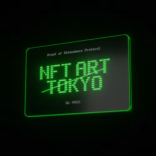 Nft Art Tokyo Og Pass