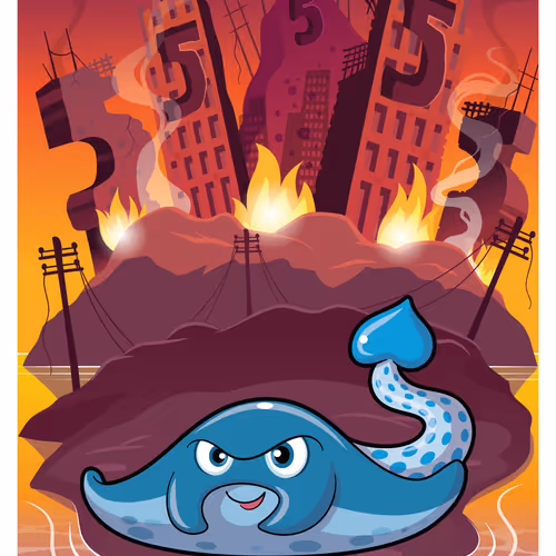 Macho Manta Ray #41705