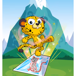 Charming Cheetah #1733