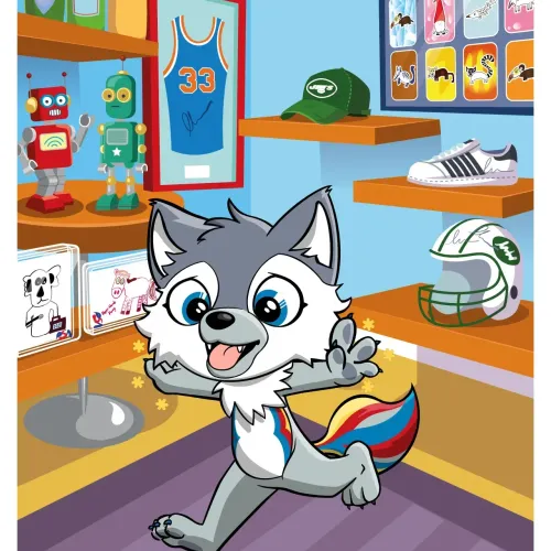 Whimsical Wolf #53456