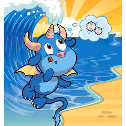 Thoughtful Three Horned Harpik #13726