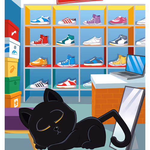 Very, Very, Very, Very, Lucky Black Cat #24455