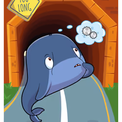 Serious Sperm Whale #18204
