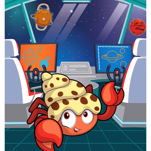 Happy Hermit Crab #47838