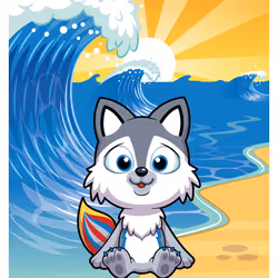 Whimsical Wolf #53491