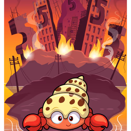 Happy Hermit Crab #46579
