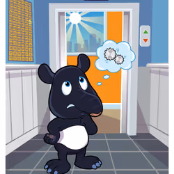 Tasteful Malayan Tapir #21027