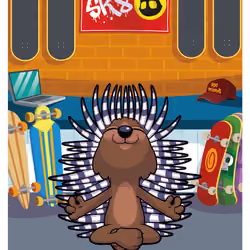 Positive Porcupine #24177