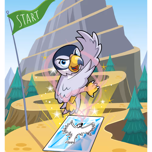 Focused Falcon #3178