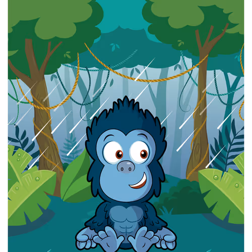 Gratitude Gorilla #25858