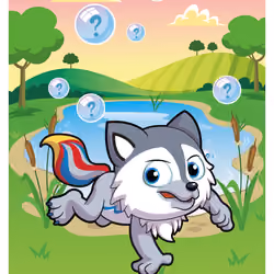 Whimsical Wolf #53354
