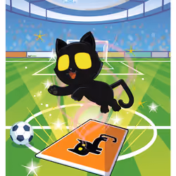 Very, Very, Very, Very, Lucky Black Cat #9581