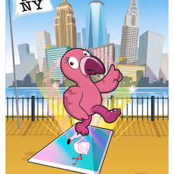 Forthright Flamingo #3307