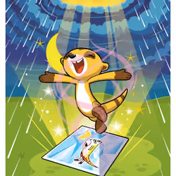 To The Moon Meerkat #9242