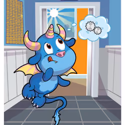 Thoughtful Three Horned Harpik #29903