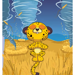 Charming Cheetah #18333