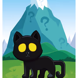 Very, Very, Very, Very, Lucky Black Cat #16229