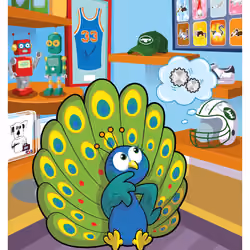 Practical Peacock #12723