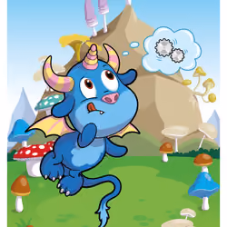 Thoughtful Three Horned Harpik #36975