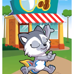 Whimsical Wolf #53351