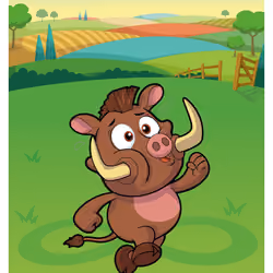 Well-Rounded Warthog #12336
