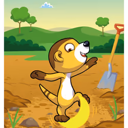 To The Moon Meerkat #47387