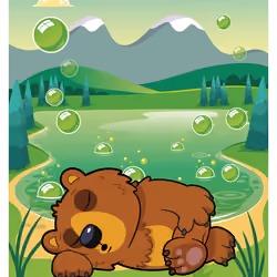 Gracious Grizzly Bear #31422