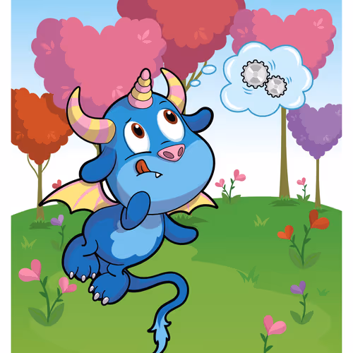 Thoughtful Three Horned Harpik #50391