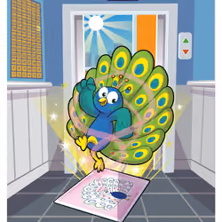 Practical Peacock #7445
