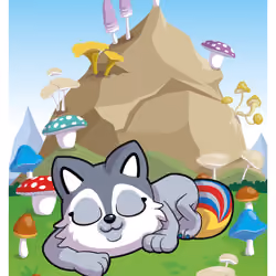 Whimsical Wolf #53403