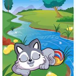 Whimsical Wolf #53429