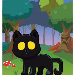 Very, Very, Very, Very, Lucky Black Cat #31682