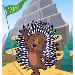 Positive Porcupine #25639
