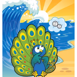 Practical Peacock #21300