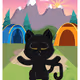 Very, Very, Very, Very, Lucky Black Cat #30663