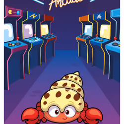 Happy Hermit Crab #20275