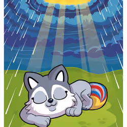 Whimsical Wolf #53390