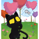 Very, Very, Very, Very, Lucky Black Cat #24599