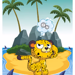 Charming Cheetah #19718