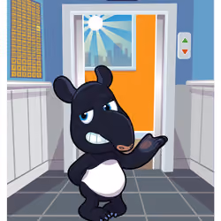 Tasteful Malayan Tapir #19265