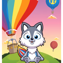 Whimsical Wolf #53367