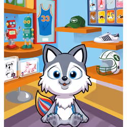 Whimsical Wolf #53329