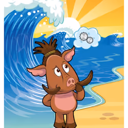 Wily Wild Boar #44458